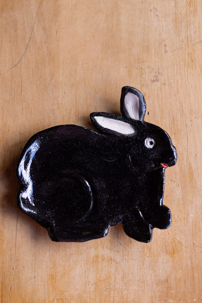 Black Bunny Platter