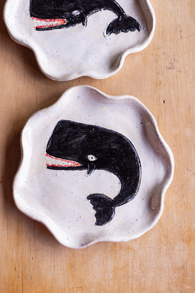 Frilled Whale Plate