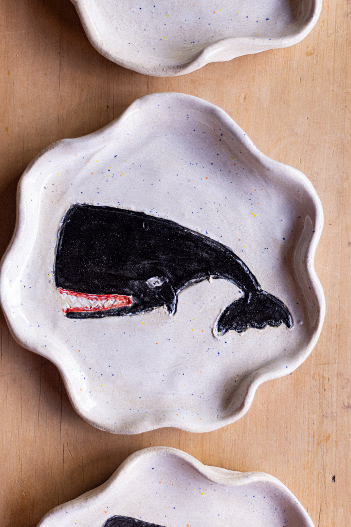 Frilled Whale Plate