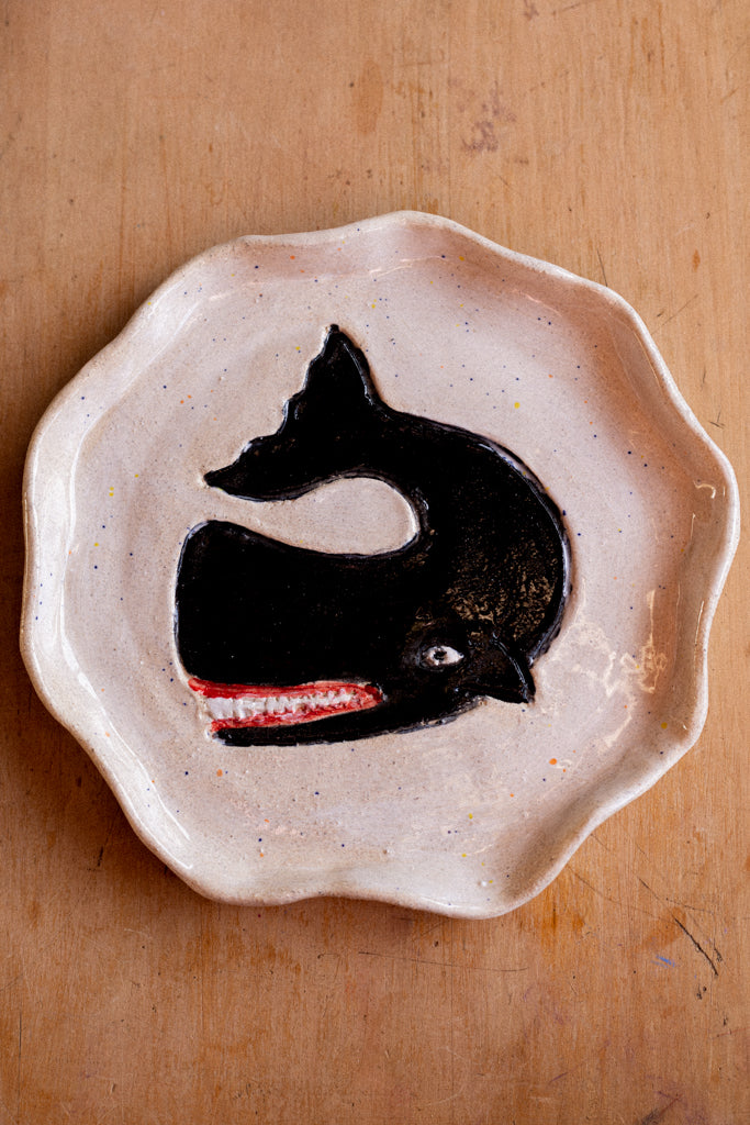 Frilled Whale Plate