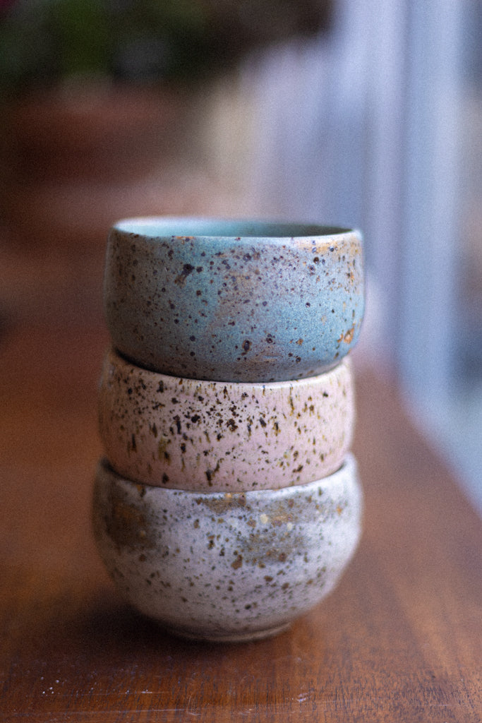 Stackable Speckle Cups