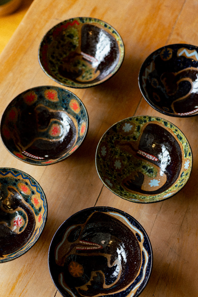 Hand Painted Ramen Bowls ~ Whale Designs