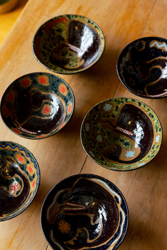 Hand Painted Ramen Bowls ~ Whale Designs