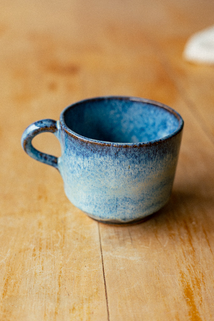 Retro Style Stacking Mug (Raku)