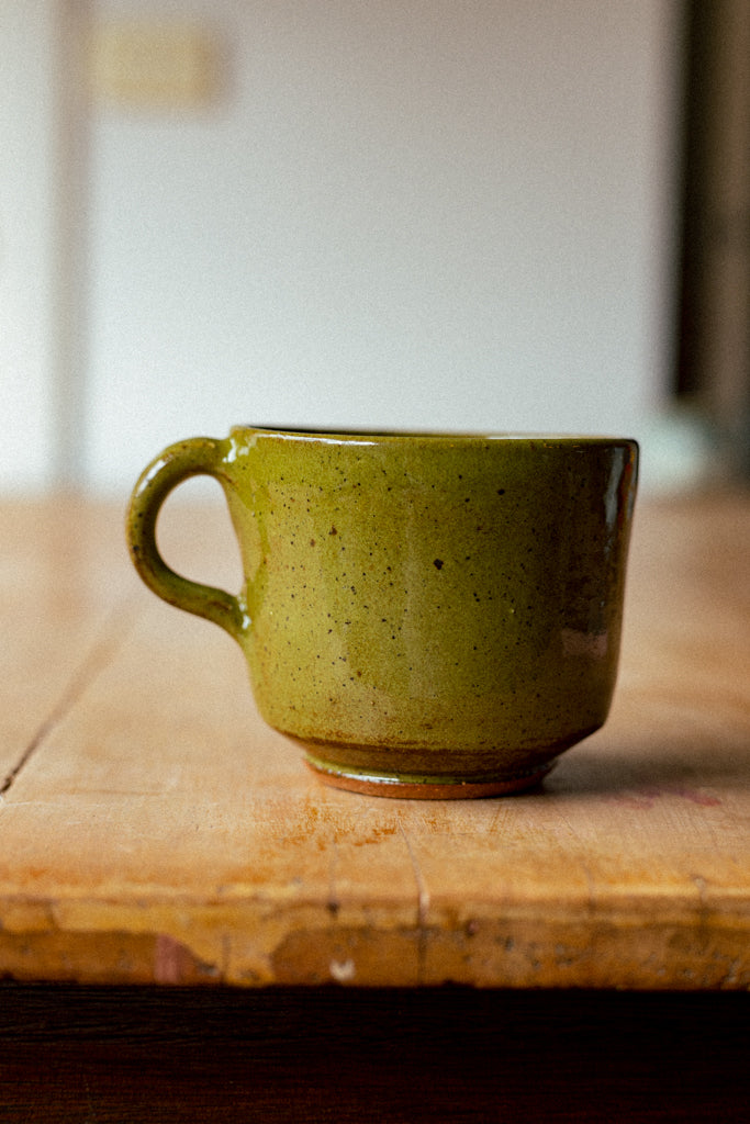 Retro Style Stacking Mug (Raku)