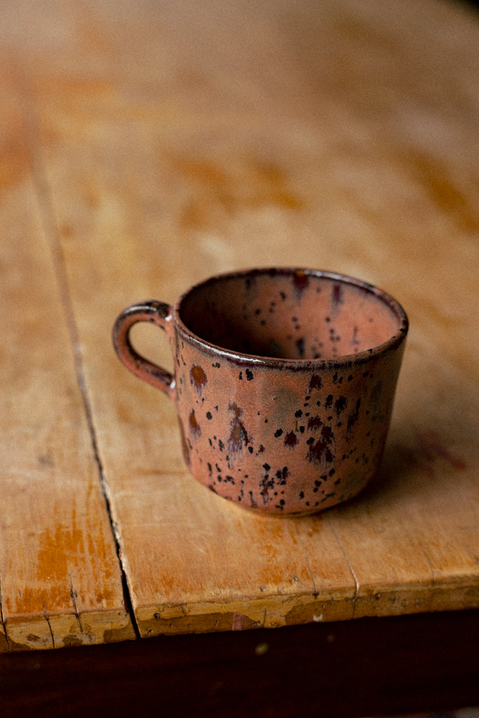 Retro Style Stacking Mug (Raku)