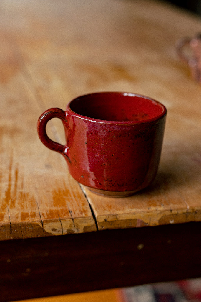 Retro Style Stacking Mug (Raku)
