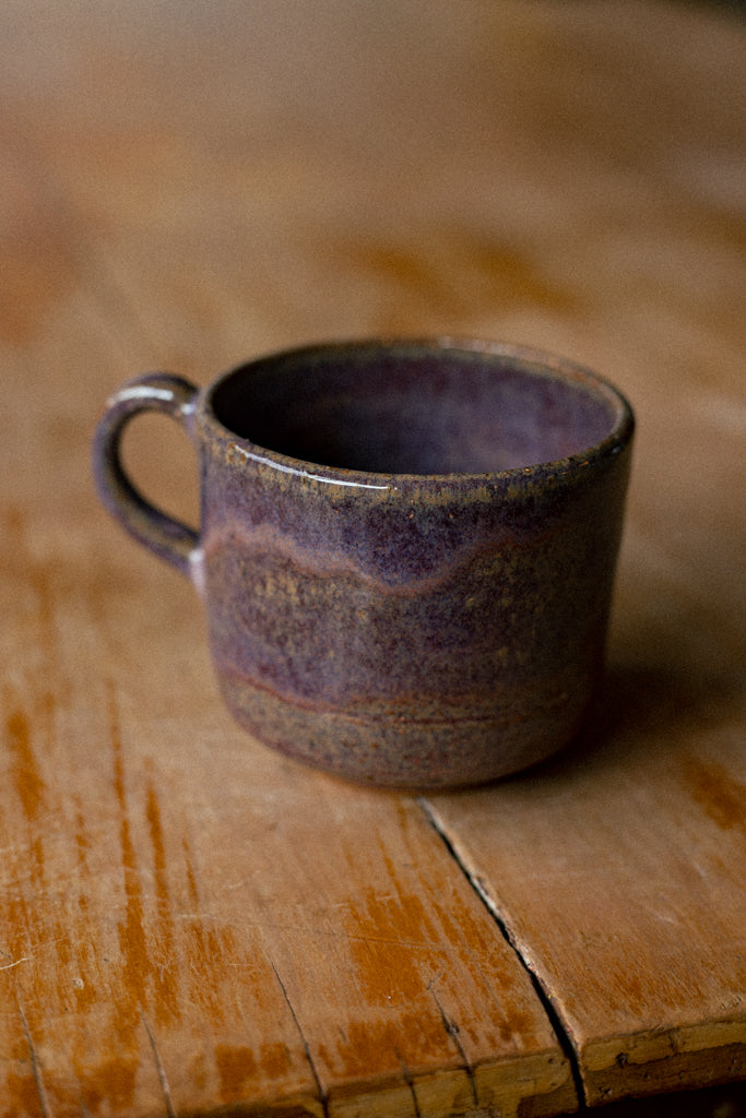 Retro Style Stacking Mug (Raku)