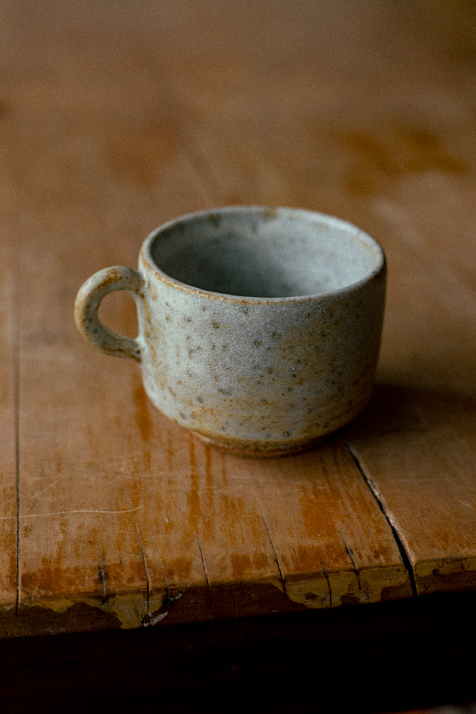 Retro Style Stacking Mug (Raku)