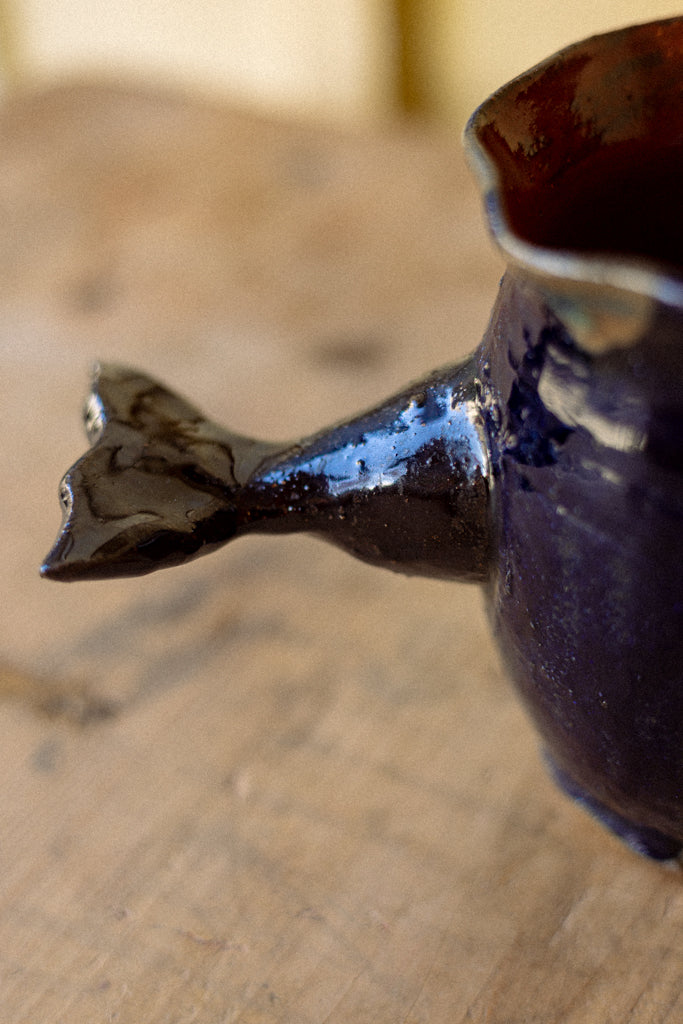 'Everything whale be alright' Vase