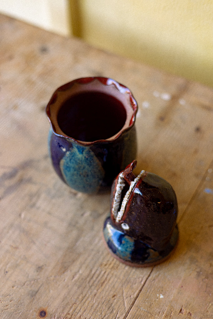 'Rough Seas' Treasure Jar