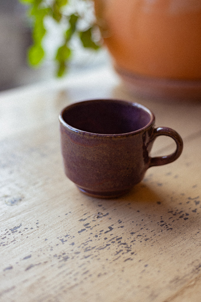 Retro Style Stacking Mug (Raku)