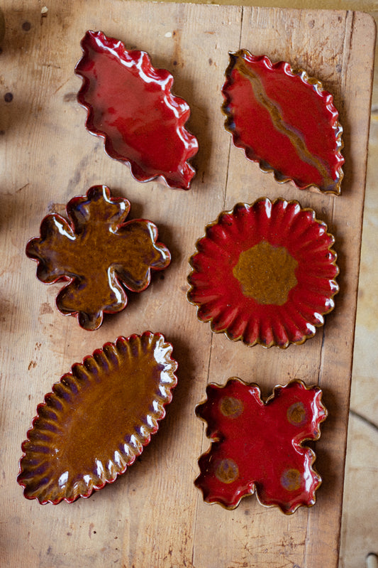 Raku Platters ~ Assorted Shapes