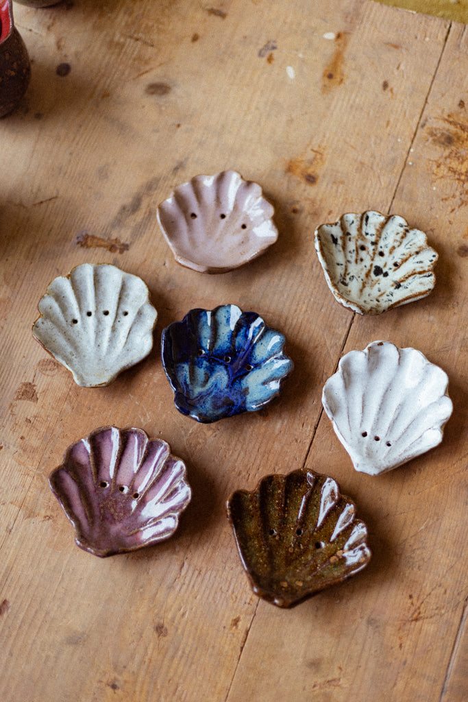 Raku Shell Dish