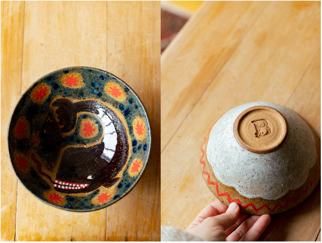 Hand Painted Ramen Bowls ~ Whale Designs