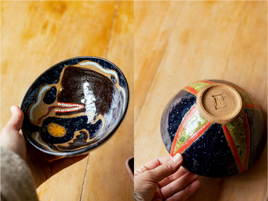 Hand Painted Ramen Bowls ~ Whale Designs