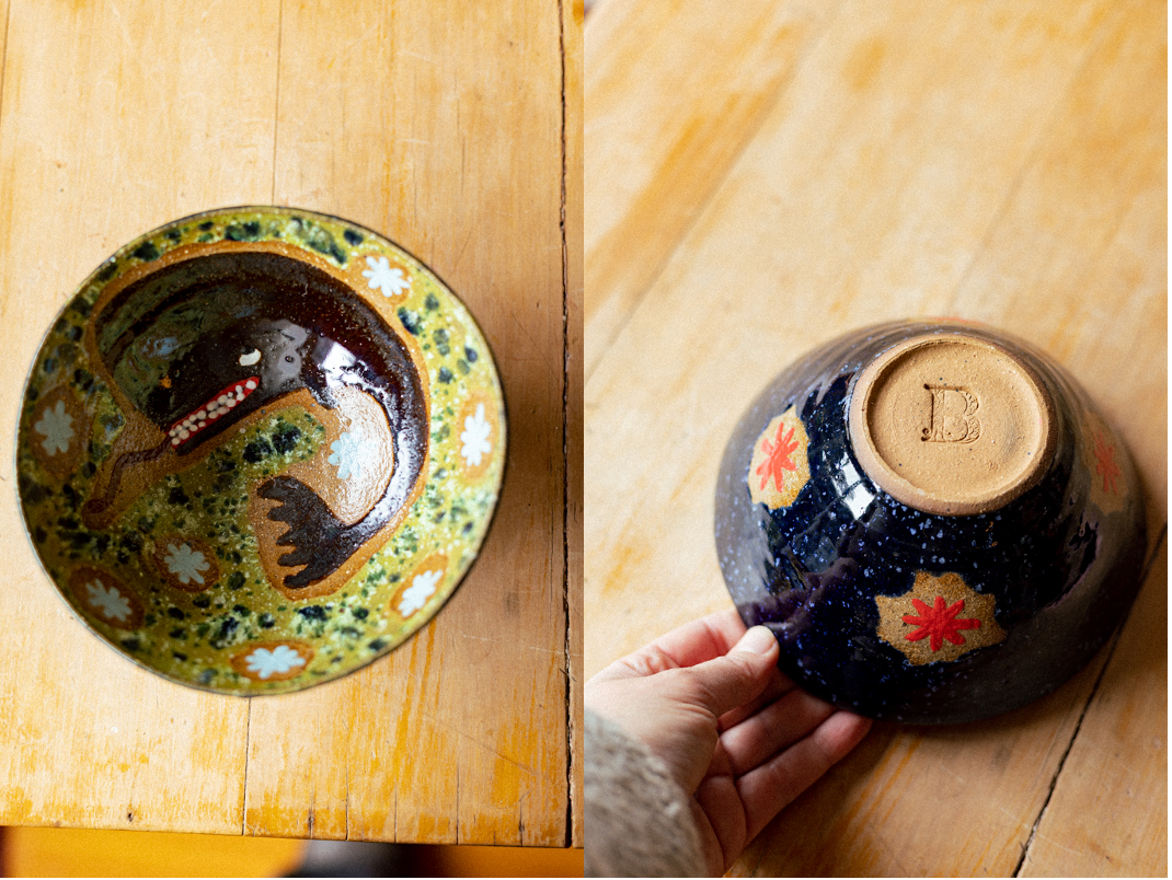 Hand Painted Ramen Bowls ~ Whale Designs