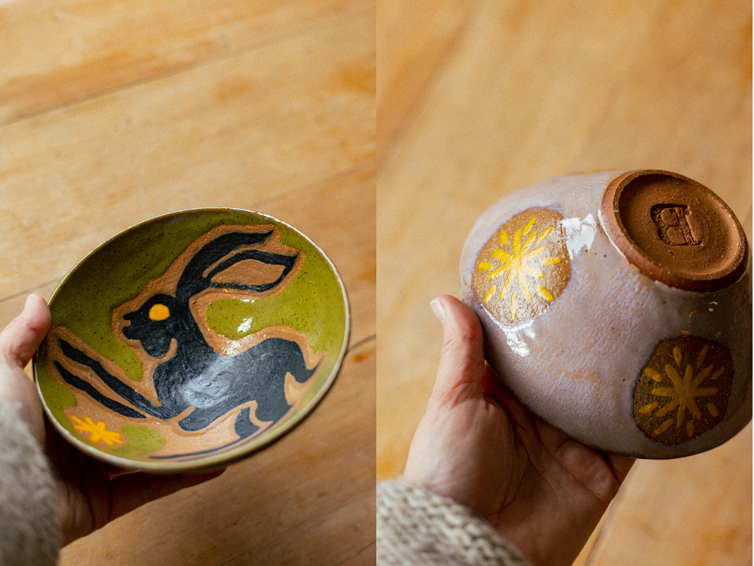 Hand Painted Ramen Bowls ~ Hare Designs